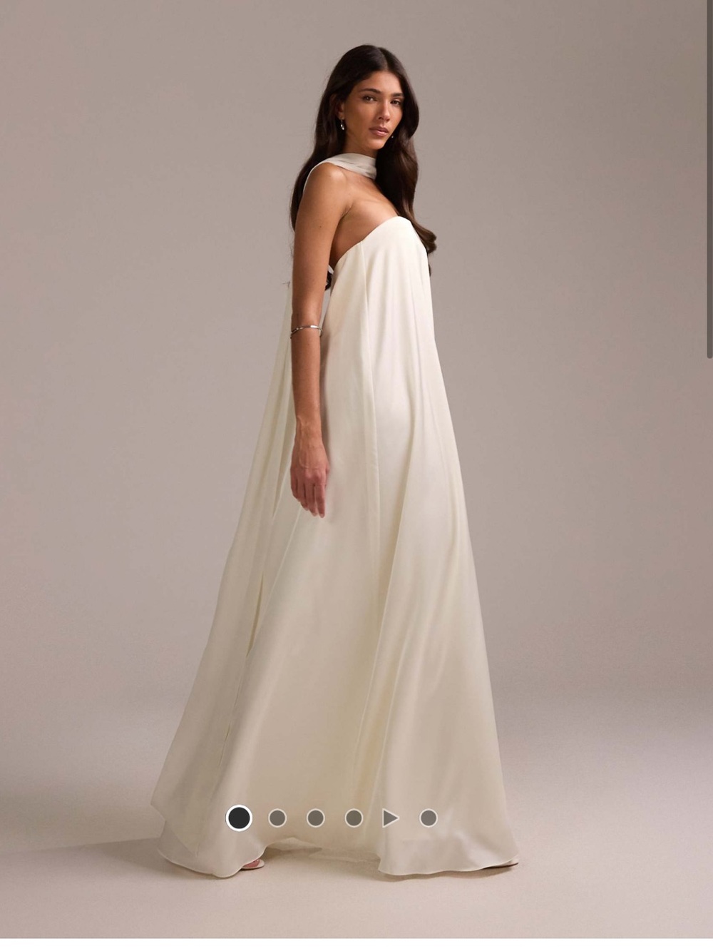 ASOS Satin Dress with Scarf
